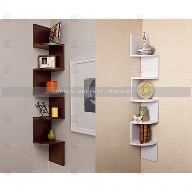 Tủ Sách - Kệ Sách - Kệ Trang Trí Gỗ KTTG023